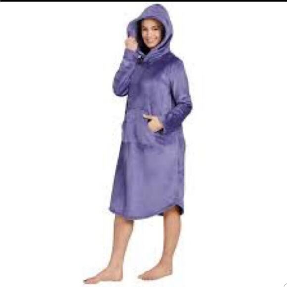 NEW! 32 Degrees Cozy Sleep Lounger Purple Heron 1X/2X - Picture 1 of 4